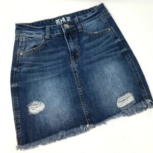 Rewash Denim Mini Skirt Jean Skirt Size S